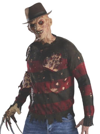 A Nightmare on Elm Street Adult Freddy Krueger Sweater with Burned Flesh Gallery Image 2
