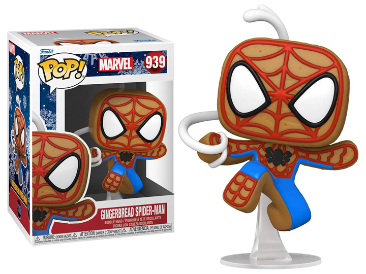 Pop! Marvel Holiday Gingerbread Spider-Man Gallery Image 1