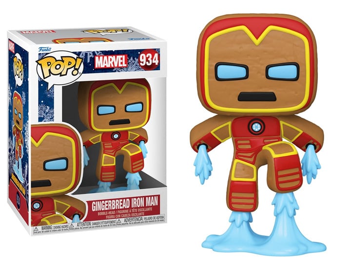 Pop! Marvel Holiday Gingerbread Iron Man Gallery Image 1
