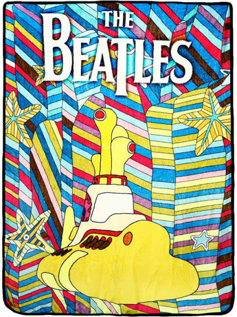 The Beatles Yellow Submarine Fleece Throw Gallery Image 2