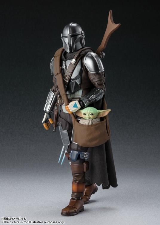 The Mandalorian S.H.Figuarts The Mandalorian and Grogu Action Figure Set Gallery Image 7