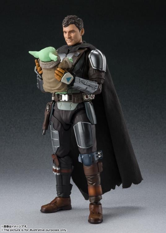 The Mandalorian S.H.Figuarts The Mandalorian and Grogu Action Figure Set Gallery Image 9