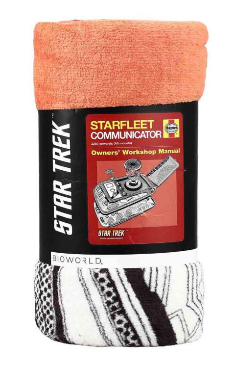 Star Trek Starfleet Communicator Owners' Workshop Manual Fleece Throw Gallery Image 3