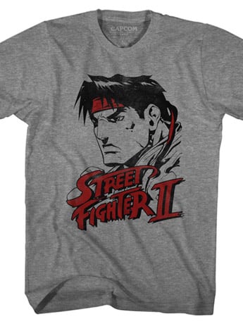 Street Fighter II Ryu Distressed T-Shirt Gallery Image 2