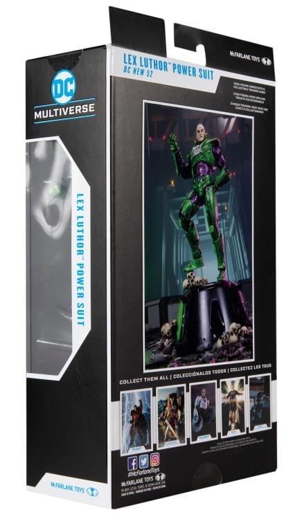 The New 52 DC Multiverse Lex Luthor in Power Suit (Green) Action Figure Gallery Image 12