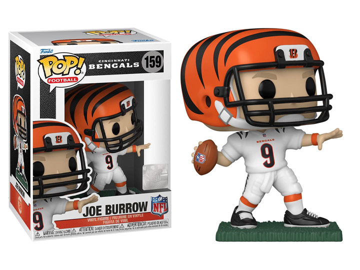 Pop! NFL: Cincinnati Bengals - Joe Burrow (Away Uniform) Gallery Image 1