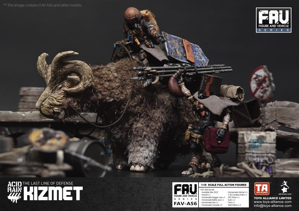 Acid Rain FAV-A56 Kizmet Action Figure Gallery Image 8