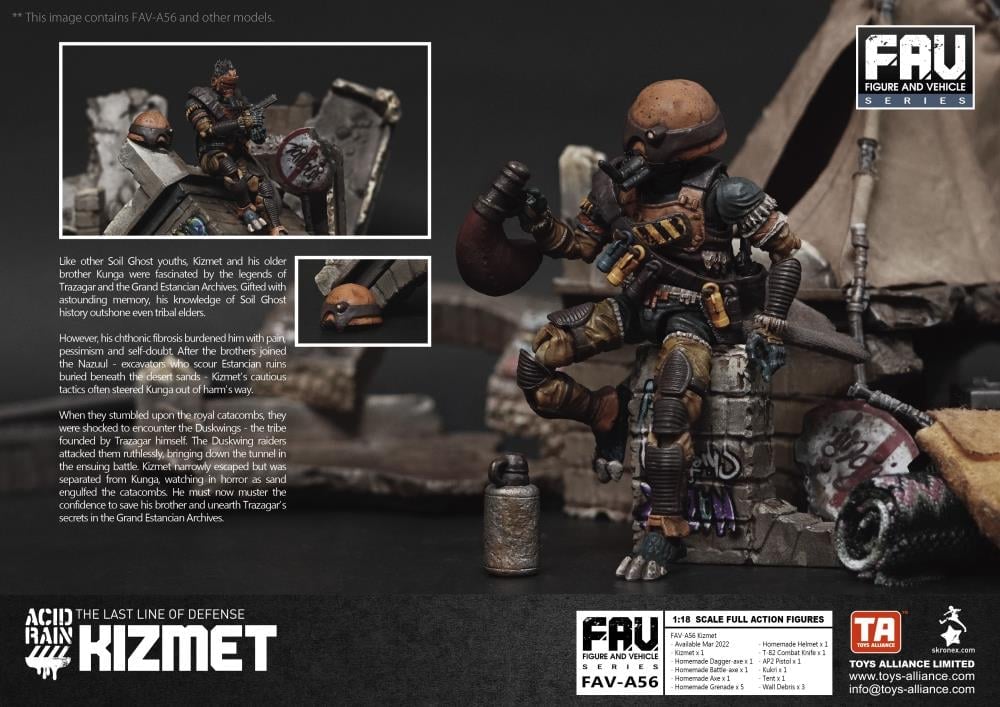 Acid Rain FAV-A56 Kizmet Action Figure Gallery Image 5