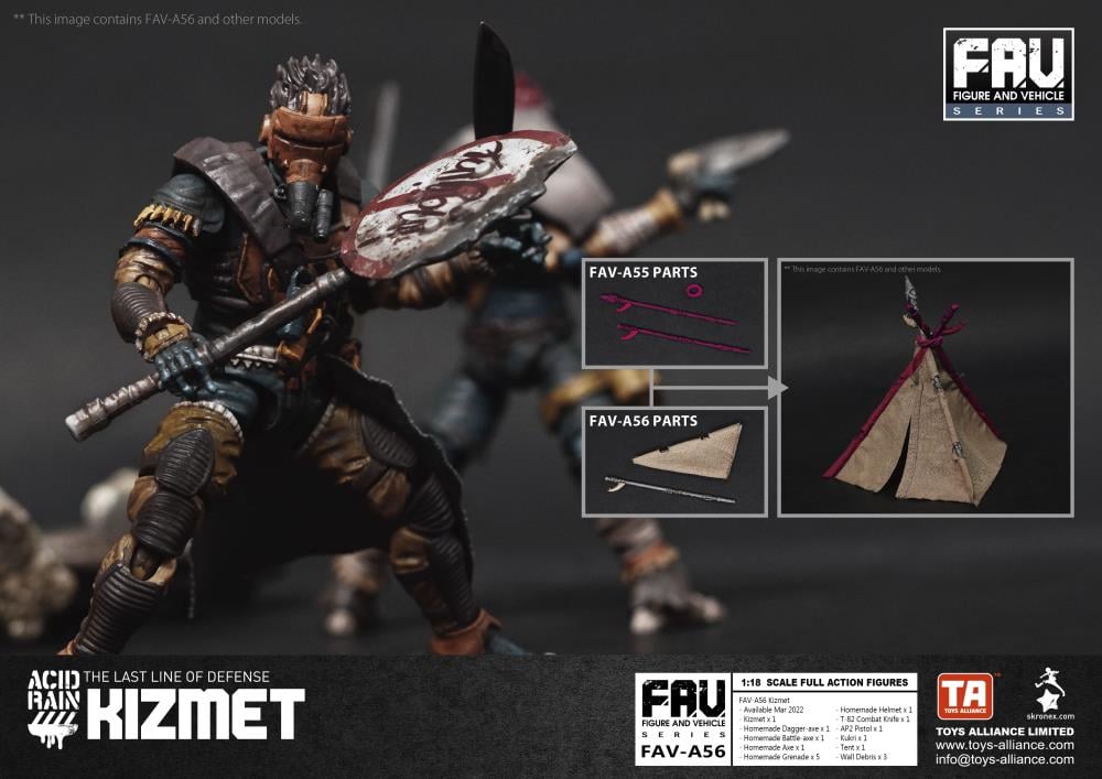 Acid Rain FAV-A56 Kizmet Action Figure Gallery Image 6