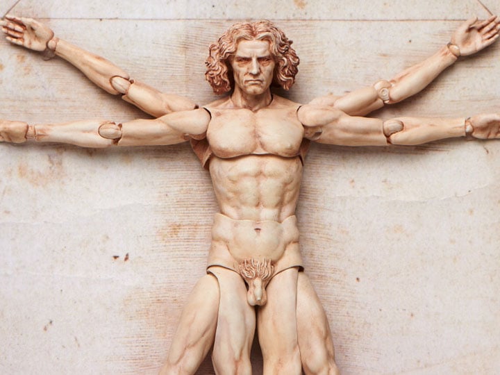 The Table Museum figma SP-075 Vitruvian Man (Reissue) Gallery Image 1