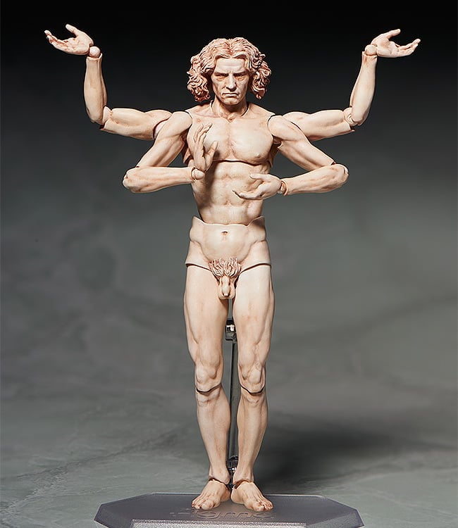 The Table Museum figma SP-075 Vitruvian Man (Reissue) Gallery Image 6