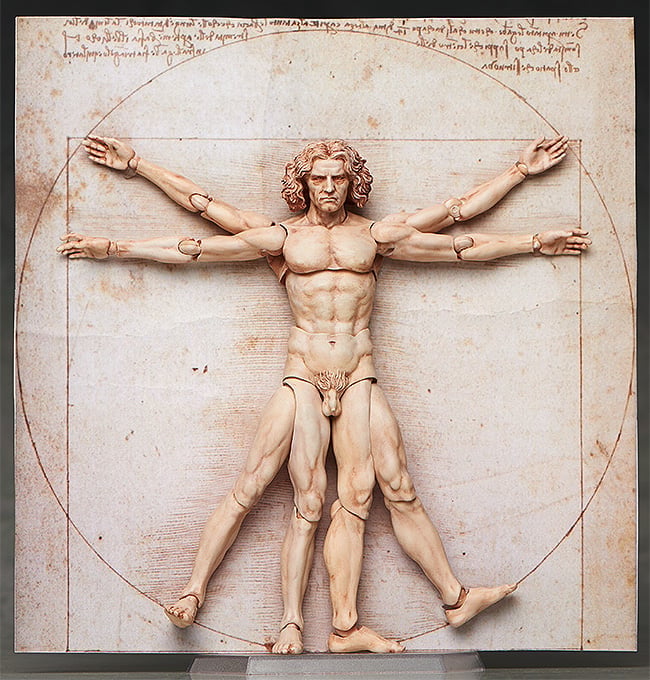The Table Museum figma SP-075 Vitruvian Man (Reissue) Gallery Image 3