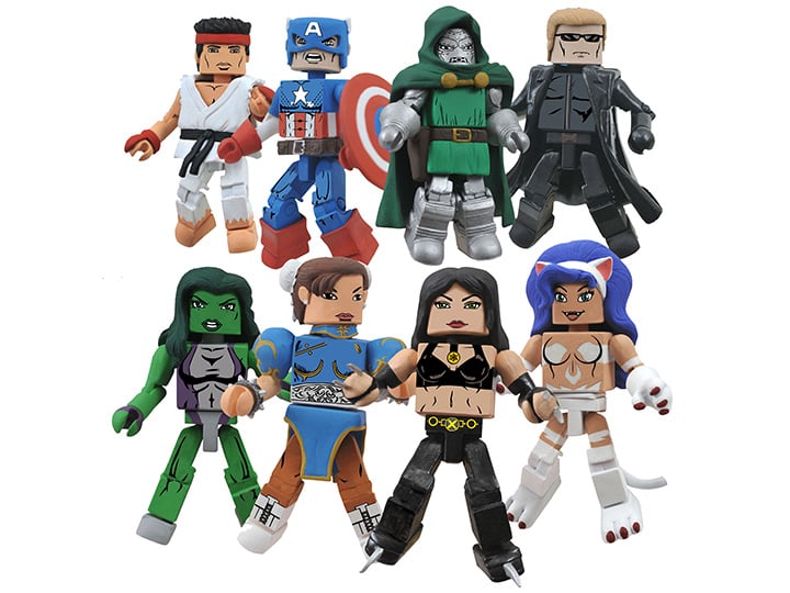 Marvel Vs. Capcom Minimates Series 3 Two Pack Set of 4 Gallery Image 1