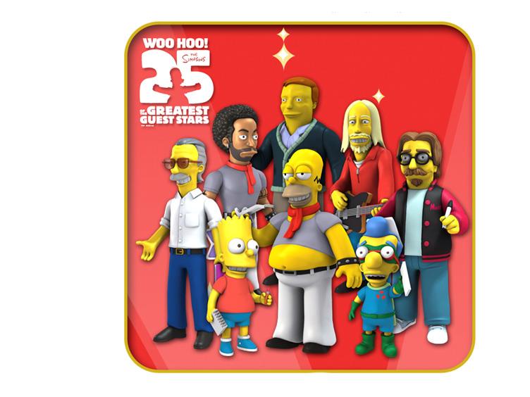 The Simpsons 25th Anniversary - 5" Celebrity Guest Stars Action Figure - Series 05 - Set of 8 Gallery Image 1