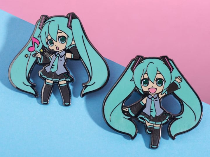 Vocaloid Pin Kings Hatsune Miku (Idol) 1.2 Enamel Pin Set Gallery Image 1