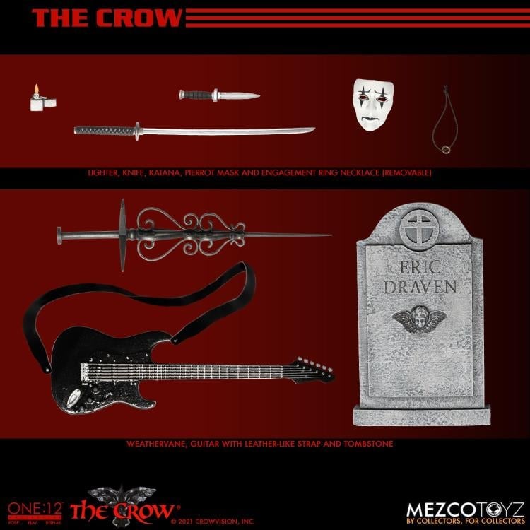 The Crow One:12 Collective Eric Draven Figure Gallery Image 20