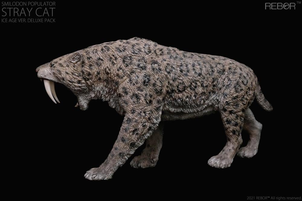 Smilodon Populator "Stray Cat" (Ice Age Ver.) Deluxe 1:11±1 Scale Museum Class Replica Gallery Image 8