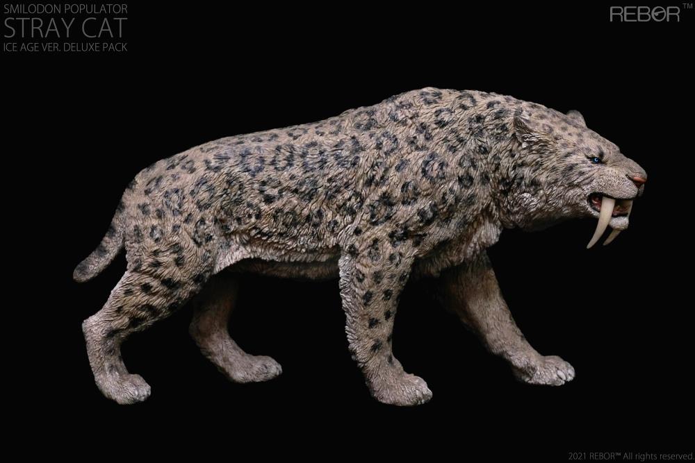 Smilodon Populator "Stray Cat" (Ice Age Ver.) Deluxe 1:11±1 Scale Museum Class Replica Gallery Image 6