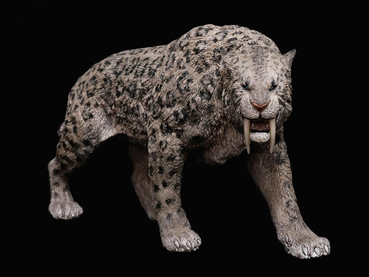 Smilodon Populator "Stray Cat" (Ice Age Ver.) Deluxe 1:11±1 Scale Museum Class Replica Gallery Image 1