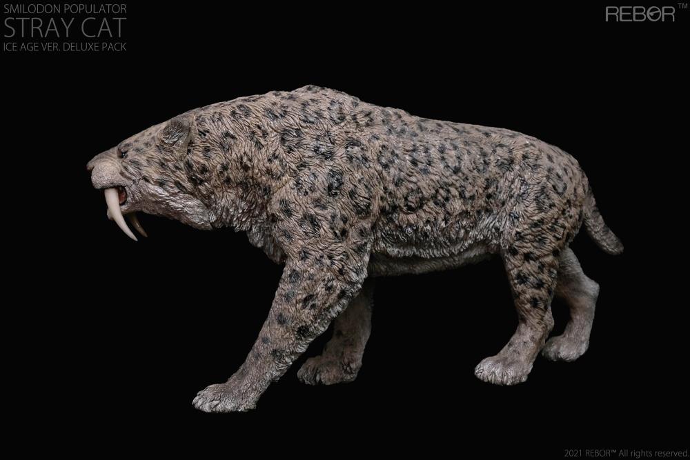 Smilodon Populator "Stray Cat" (Ice Age Ver.) Deluxe 1:11±1 Scale Museum Class Replica Gallery Image 7