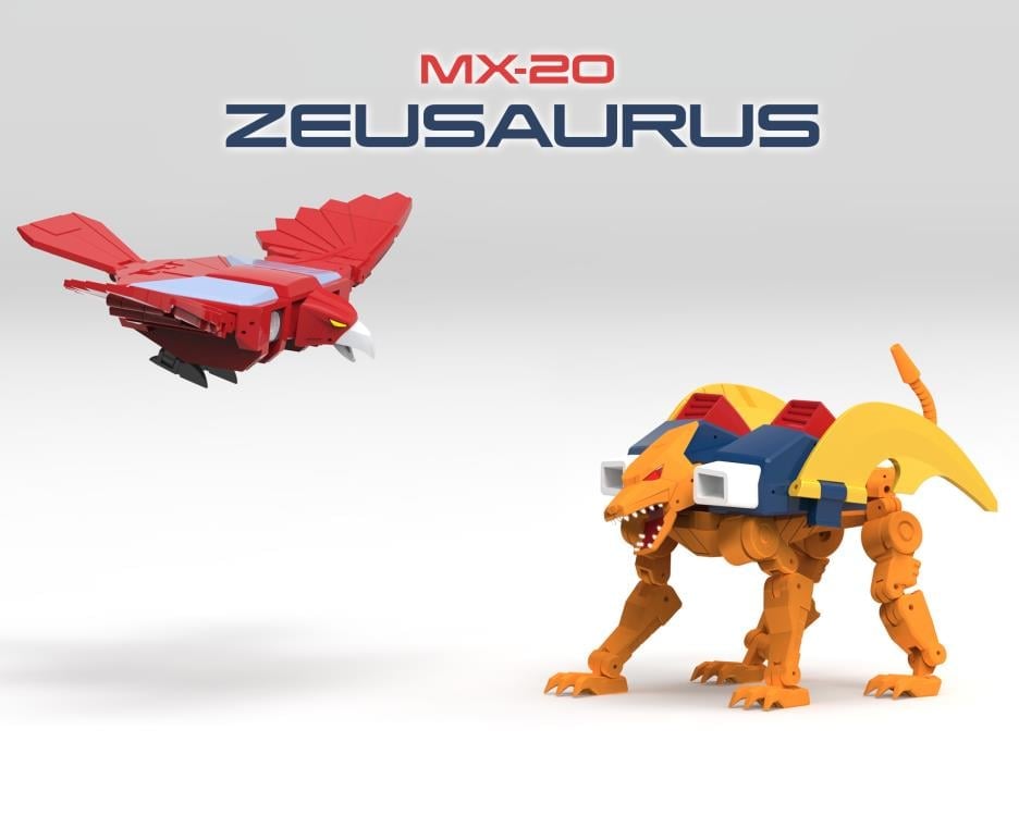 Master X MX-20 Zeusaurus with Minion (With Bonus)