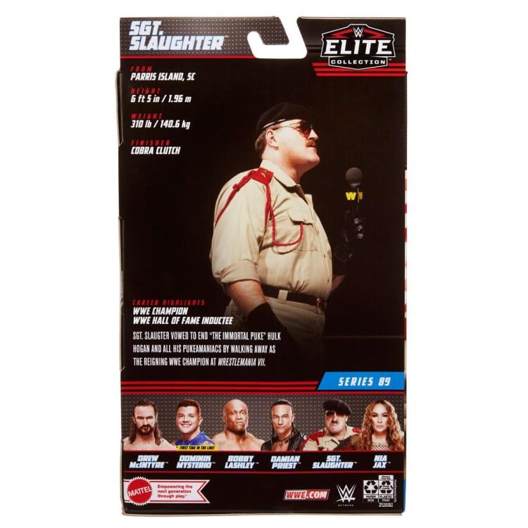 WWE Elite Collection Series 89 Sgt. Slaughter Gallery Image 9