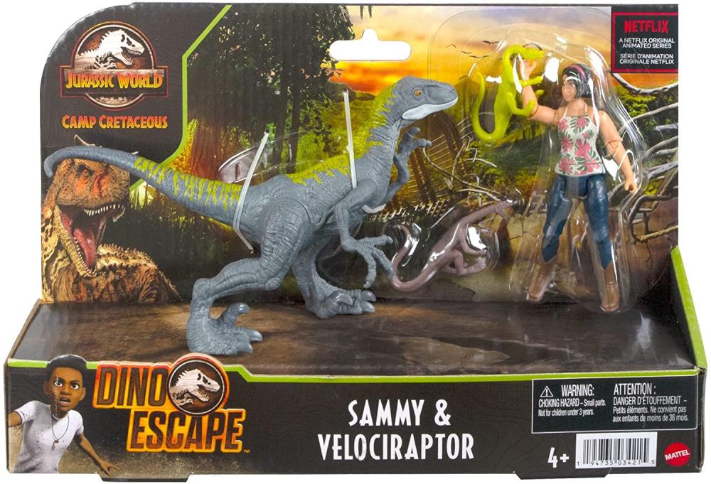 Jurassic World: Camp Cretaceous Wave 1 Set of 3 Human & Dino Packs Gallery Image 15