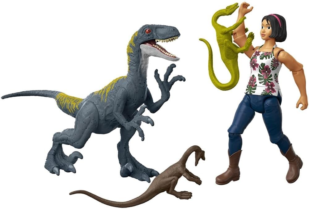 Jurassic World: Camp Cretaceous Wave 1 Set of 3 Human & Dino Packs Gallery Image 12