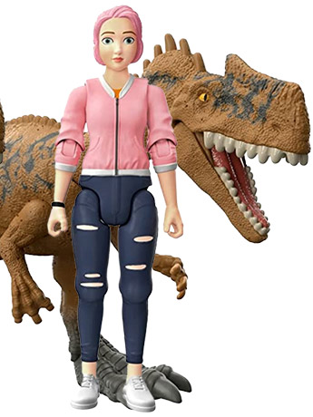 Jurassic World: Camp Cretaceous Human & Dino Pack Brooklynn & Monolophosaurus Gallery Image 2