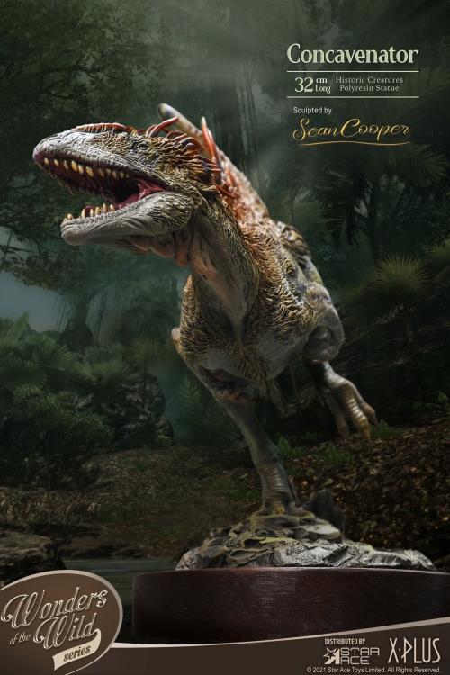 Wonders of the Wild Concavenator Statue Gallery Image 6