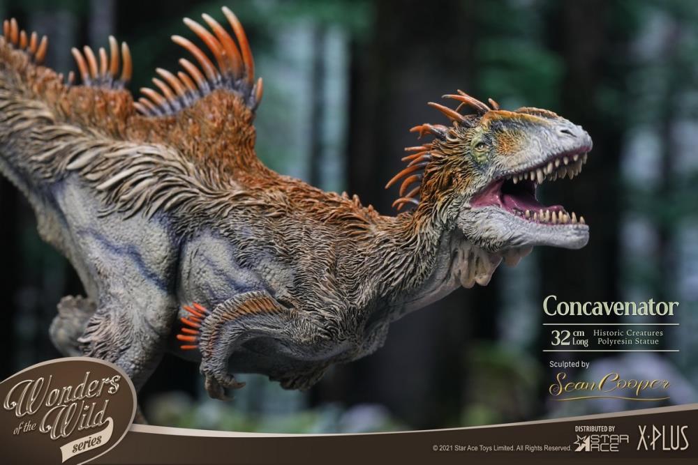 Wonders of the Wild Concavenator Statue Gallery Image 4