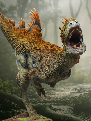 Wonders of the Wild Concavenator Statue Gallery Image 2