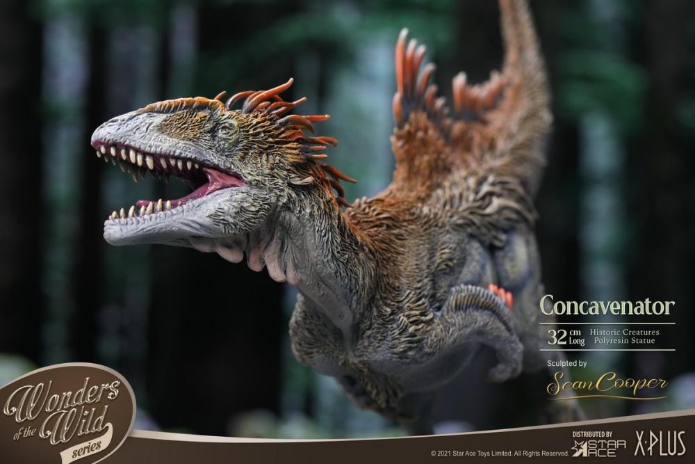 Wonders of the Wild Concavenator Statue Gallery Image 5