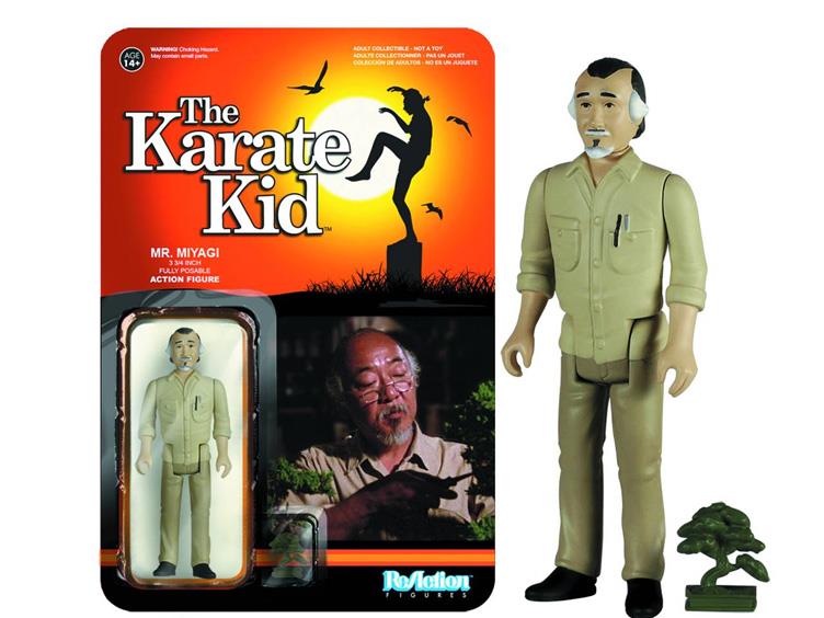 Karate Kid 3.75" ReAction Retro Action Figure - Mr. Miyagi Gallery Image 1