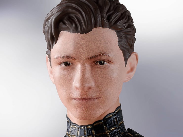 Spider-Man: No Way Home S.H.Figuarts Spider-Man (Black & Gold Suit) Action Figure Gallery Image 9