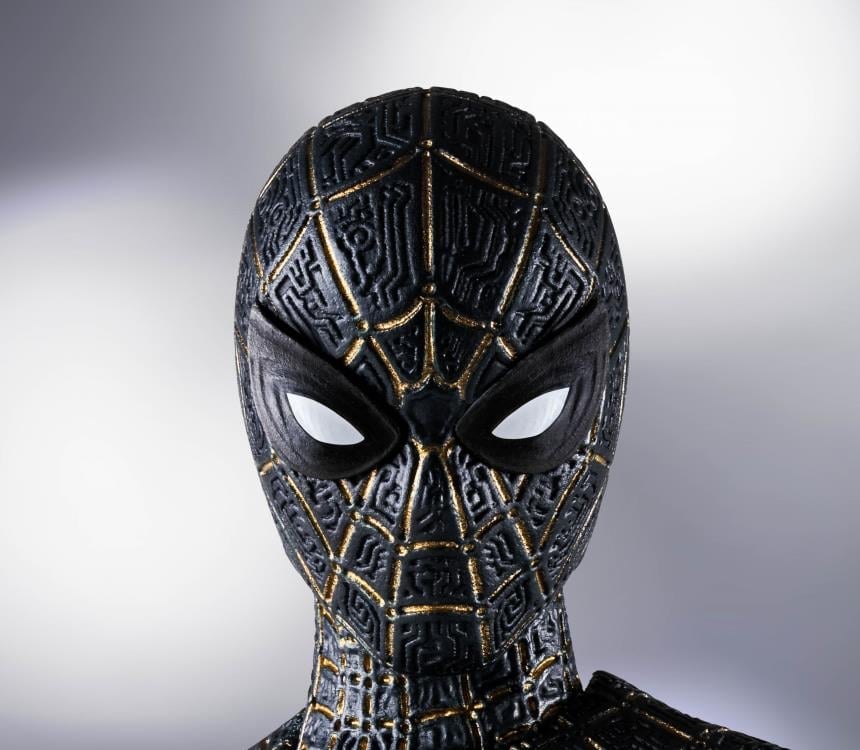 Spider-Man: No Way Home S.H.Figuarts Spider-Man (Black & Gold Suit) Action Figure Gallery Image 12