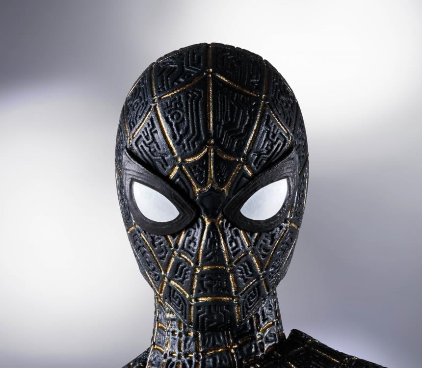 Spider-Man: No Way Home S.H.Figuarts Spider-Man (Black & Gold Suit) Action Figure Gallery Image 11