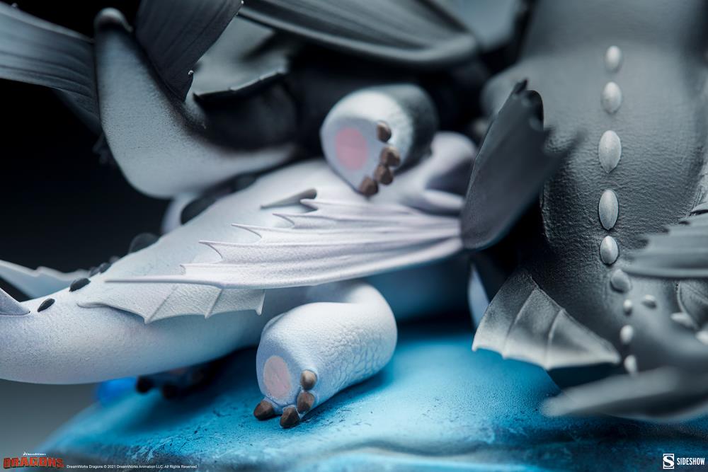 How to Train Your Dragon: The Hidden World Dart, Pouncer, and Ruffrunner Statue Gallery Image 17