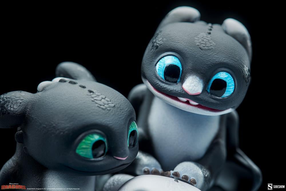 How to Train Your Dragon: The Hidden World Dart, Pouncer, and Ruffrunner Statue Gallery Image 13