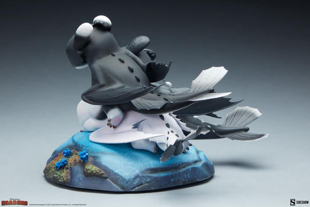 How to Train Your Dragon: The Hidden World Dart, Pouncer, and Ruffrunner Statue Gallery Image 6