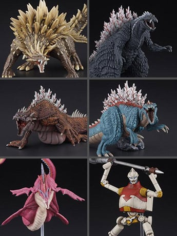 Godzilla Singular Point Hyper Modeling Series Box of 6 Figures Gallery Image 2