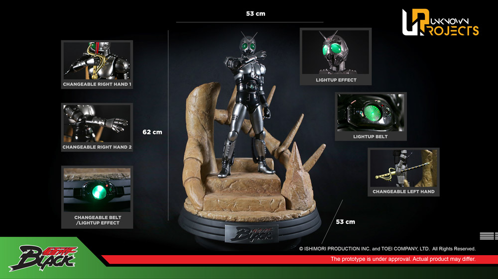 Kamen Rider Black Classic Signature Arte Century King Shadow Moon 1/4 Scale Statue Gallery Image 22