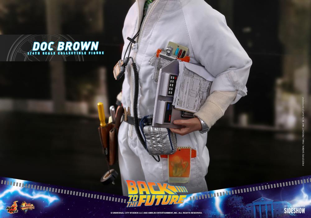 バック・トゥ・ザ・フューチャー ドク・ブラウン MMS609 Back to the Future MMS609 Doc Brown 1/6th Scale Collectible Figure