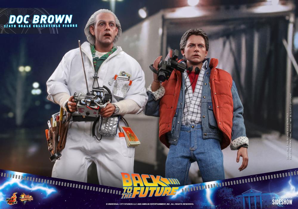 バック・トゥ・ザ・フューチャー ドク・ブラウン MMS609 Back to the Future MMS609 Doc Brown 1/6th Scale Collectible Figure