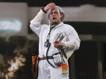 バック・トゥ・ザ・フューチャー ドク・ブラウン MMS609 Back to the Future MMS609 Doc Brown 1/6th Scale Collectible Figure