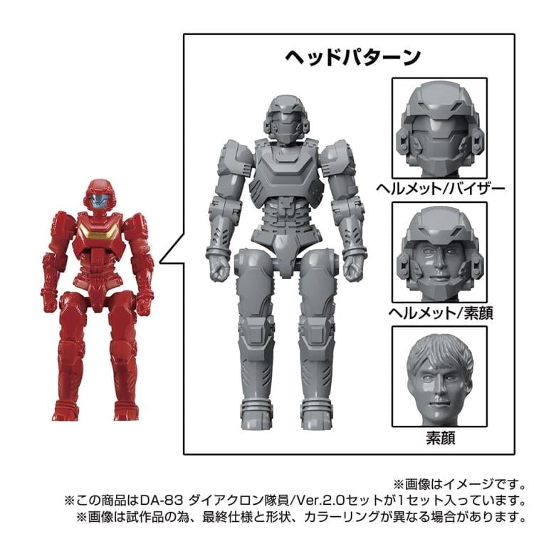 Diaclone DA-83 Dia-Nauts (Ver. 2.0) Set of 5 Figures Gallery Image 4