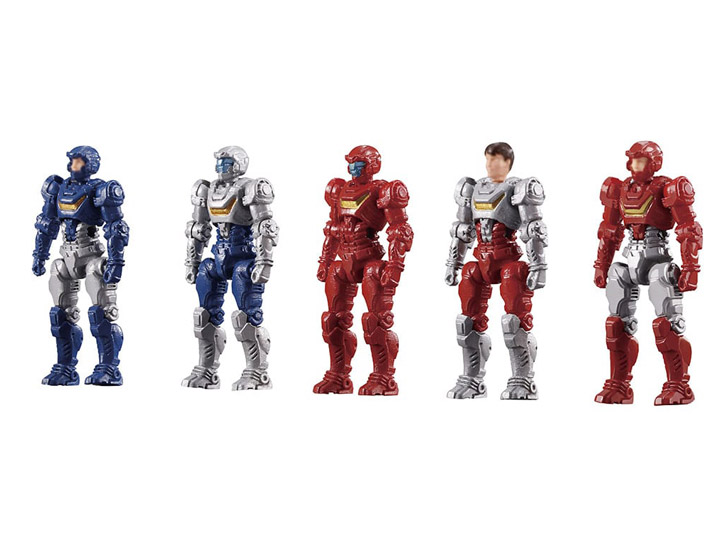 Diaclone DA-83 Dia-Nauts (Ver. 2.0) Set of 5 Figures Gallery Image 1