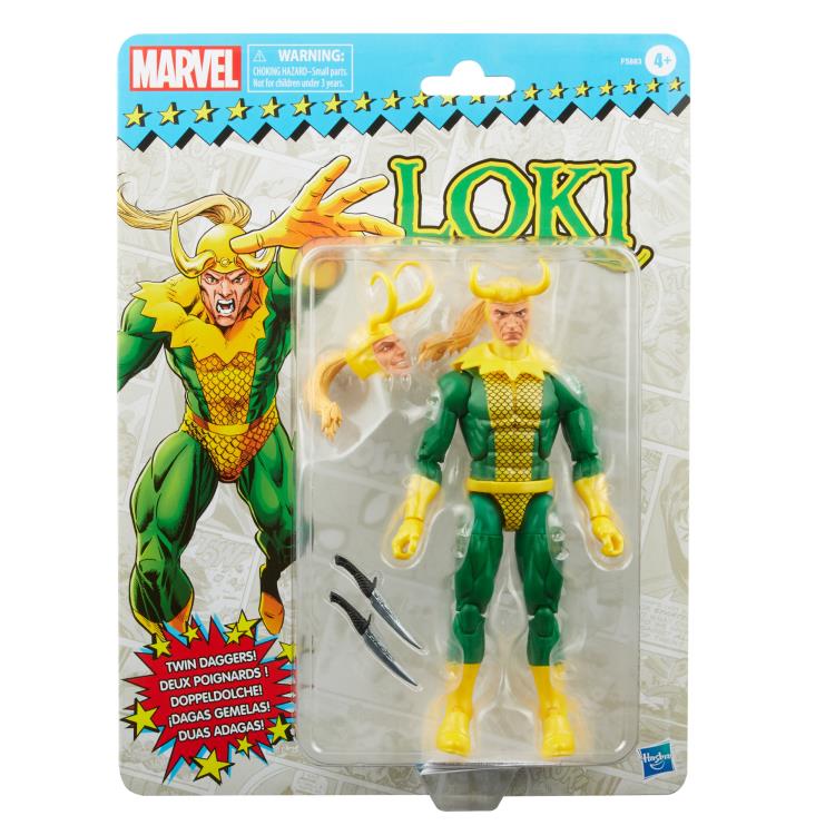 Marvel Legends Retro Collection Loki Action Figure Gallery Image 9