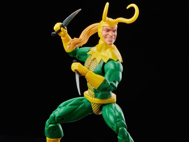 Marvel Legends Retro Collection Loki Action Figure Gallery Image 1