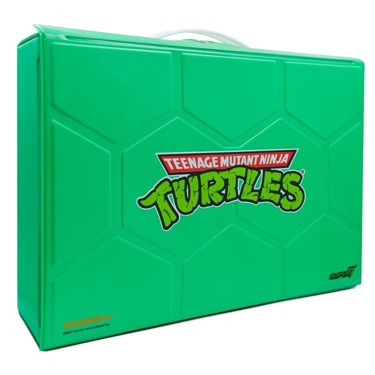 Teenage Mutant Ninja Turtles ReAction Michelangelo (Metallic Ver.) & Carry Case SDCC 2021 Exclusive Figure Gallery Image 4